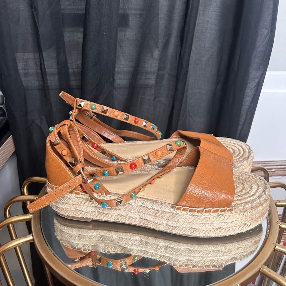 Marc Fisher Vajen Multicolor Beads And Stud Espad… - image 3